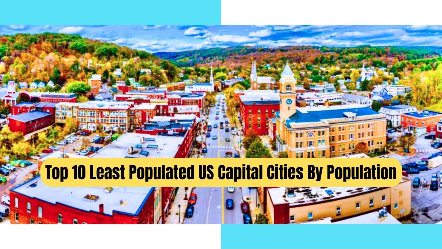 Top 10 least populated us capital cities, Least populated us capital cities by population, Top 10 Least populated us capital cities by population,